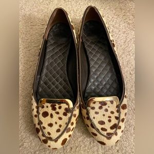 Tory Burch flats animal print